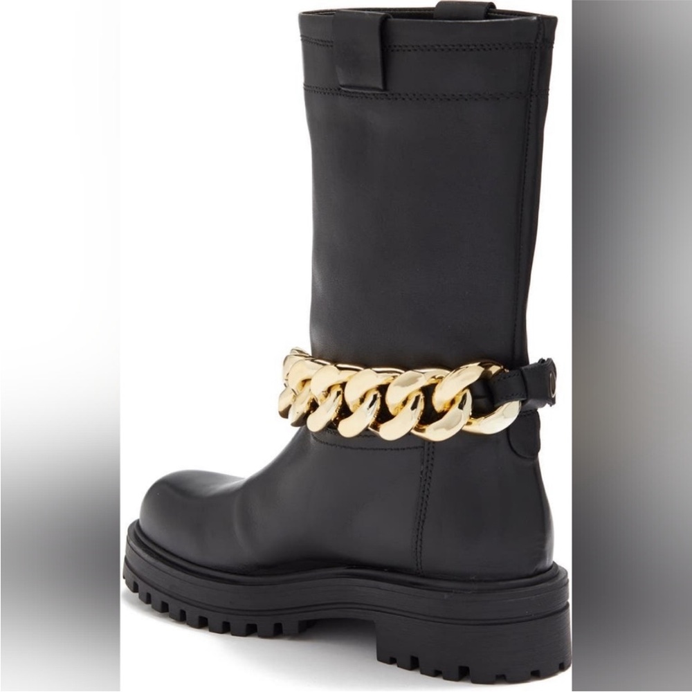 Chunky Leather Boots